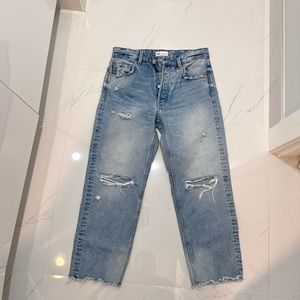 Zara ripped jeans